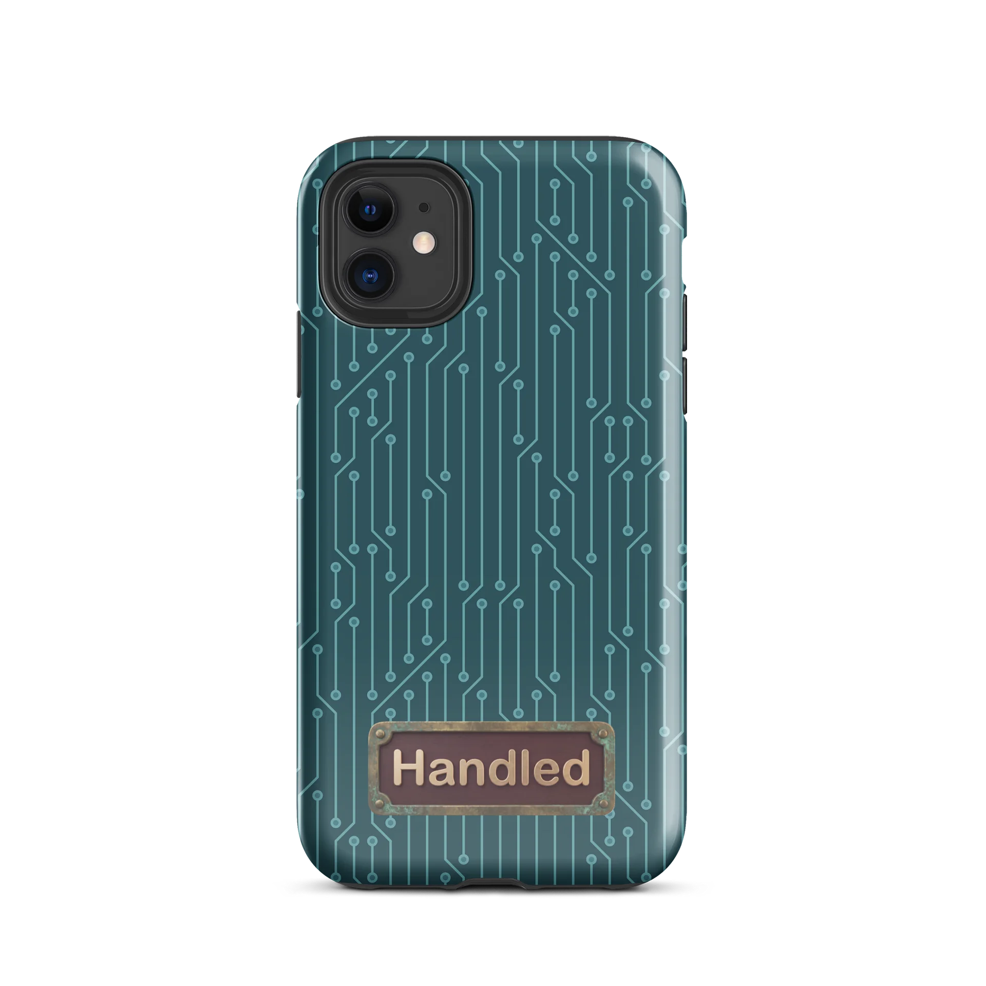 Handled logo tough phone case for iPhone product image (2)