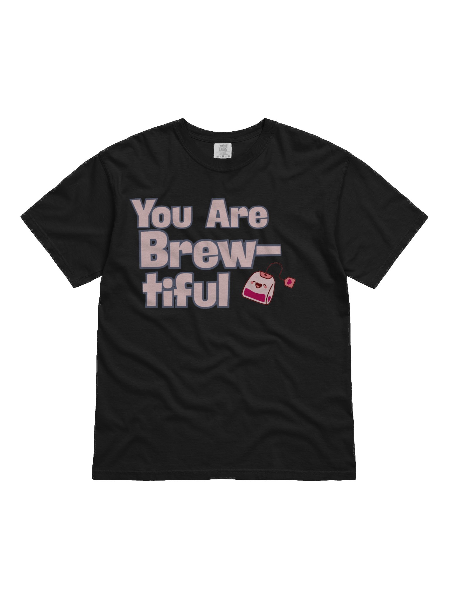 Brew-tiful Teabag Funny T-Shirt product image (1)