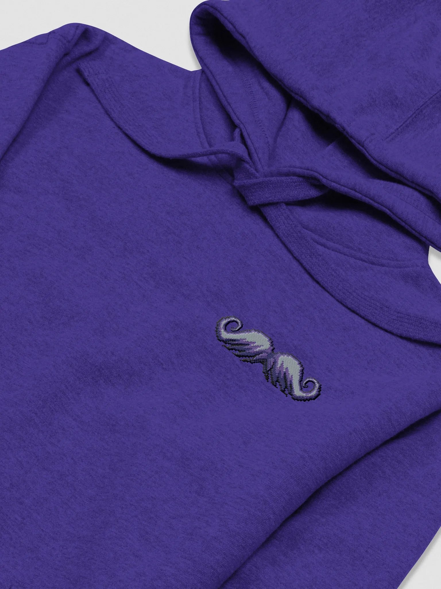 Embroidered Mustache Badge Hoodie product image (35)