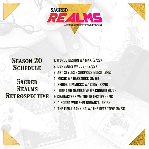 The Finale! It’s the tentative schedule for Season 20, with some discussions you won’t want to miss! #sacredrealmspod