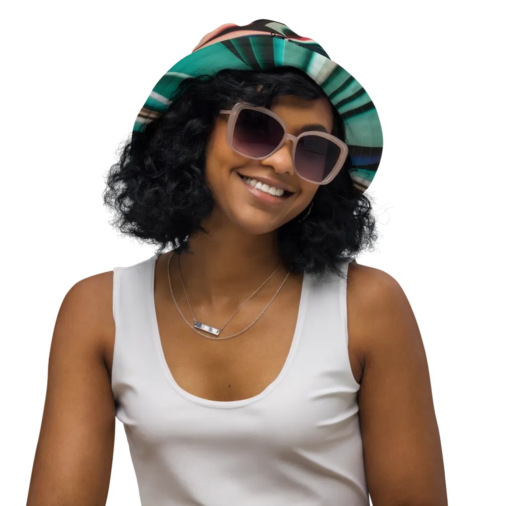 TDS Music Reversible Bucket Hat - Multicolored Design product image (2)