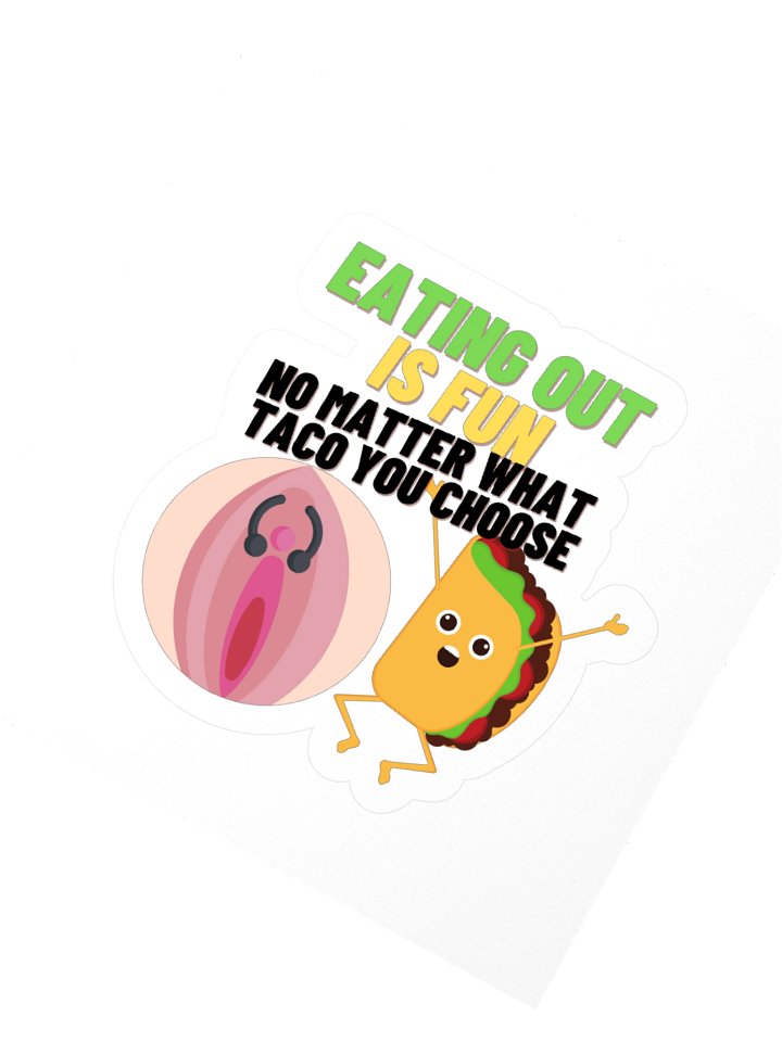 Eating Out Is Fun Kisscut Sticker product image (2)