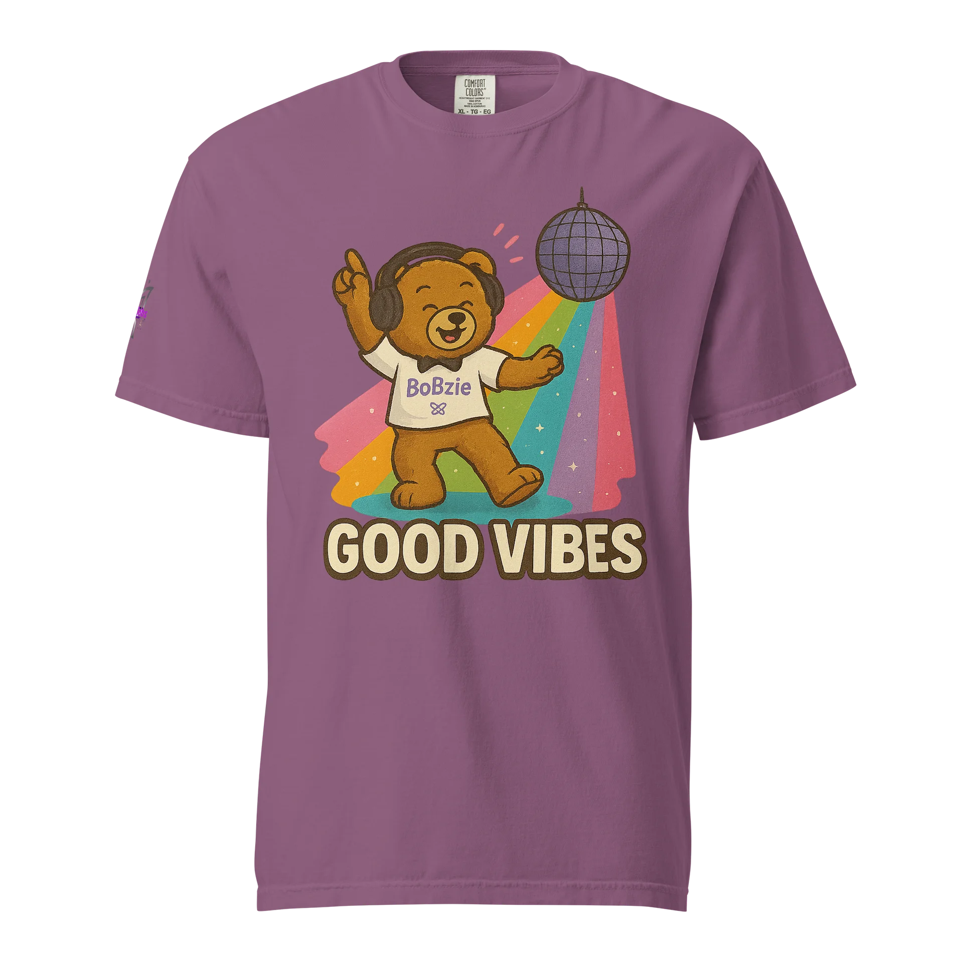 Bobzie’s Cool Good Vibes Men’s Heavyweight Tee | Steady Energy Edition By FayzieBobs product image (1)