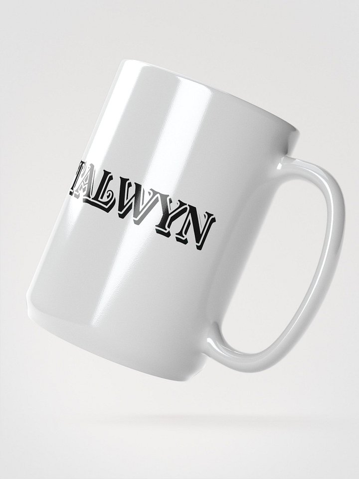 Talwyn - Black on white design Mug product image (2)