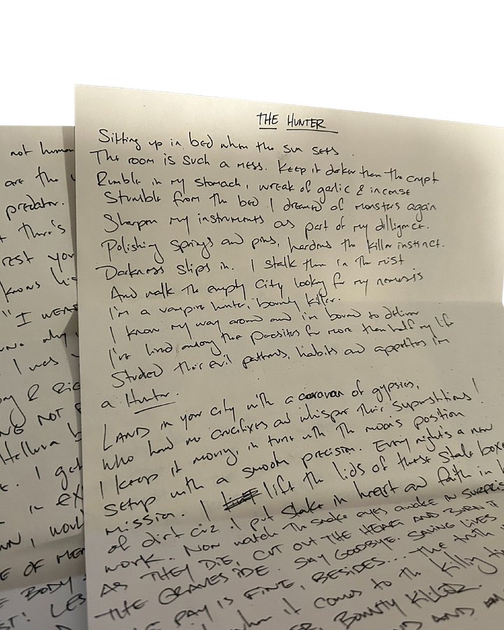 Handwritten Lyrics product image (1)