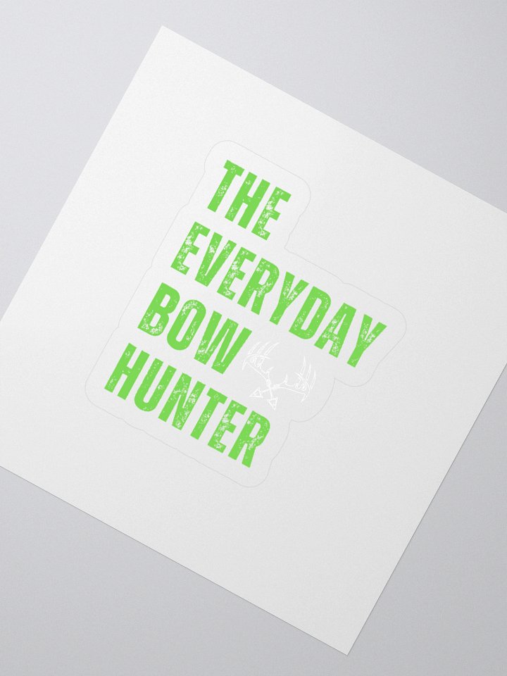 The Everday Bow Hunter with Logo Sticker product image (6)