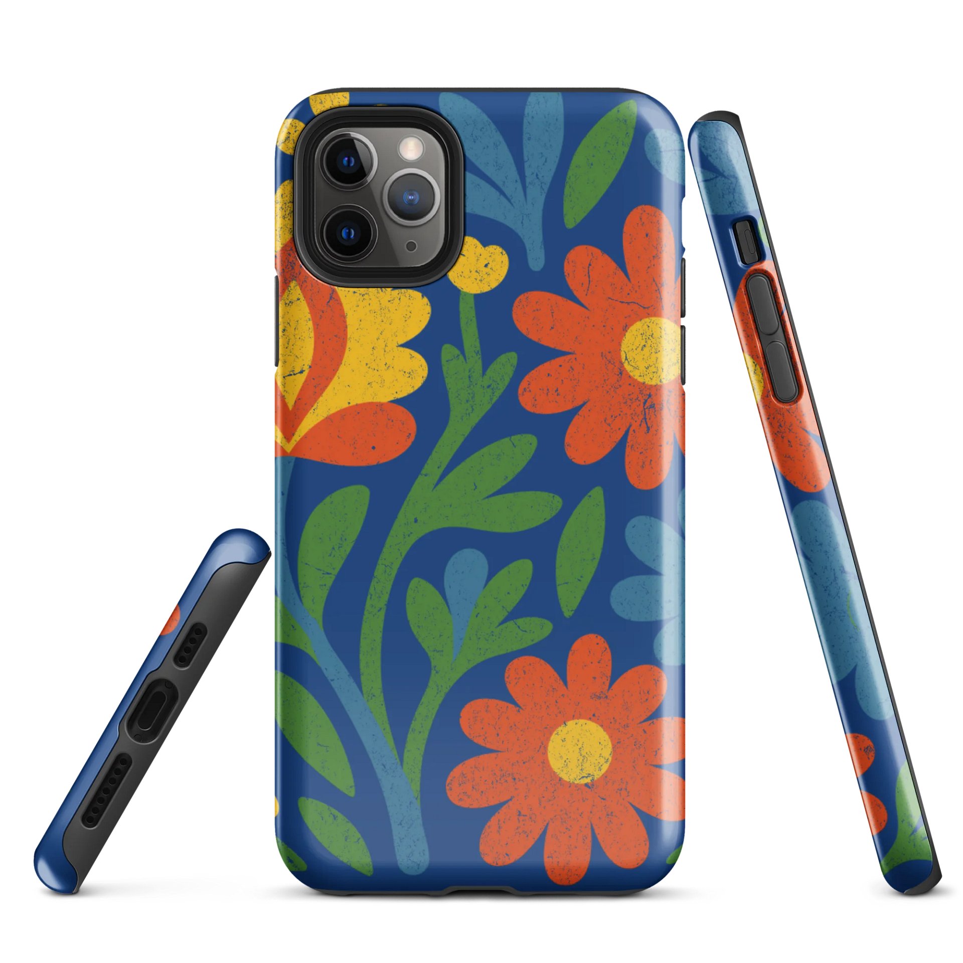 Retro Floral Tough Case for iPhone® product image (1)