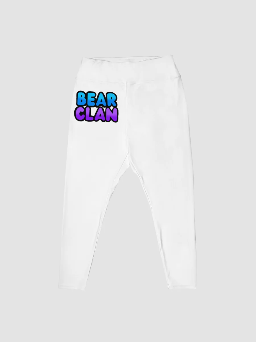 Bear Clan Plus Size Leggings - White product image (4)
