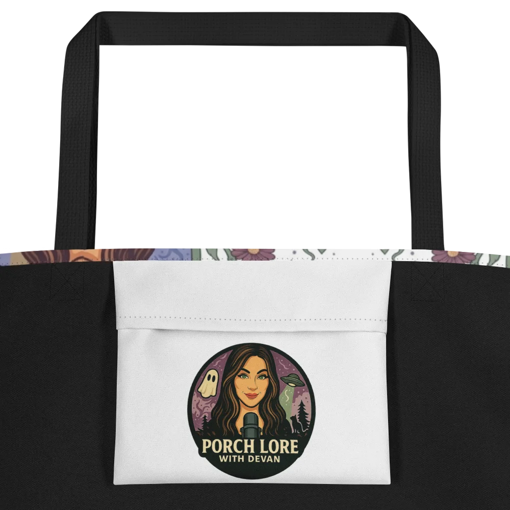 PORCH LORE DEVAN FLORAL LARGE TOTE BAG product image (2)