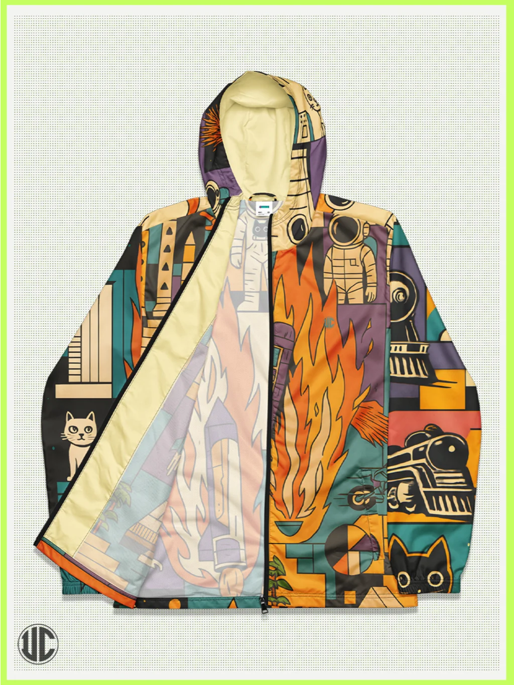 Strange Fiction Retro Futurist - Windbreaker product image (1)