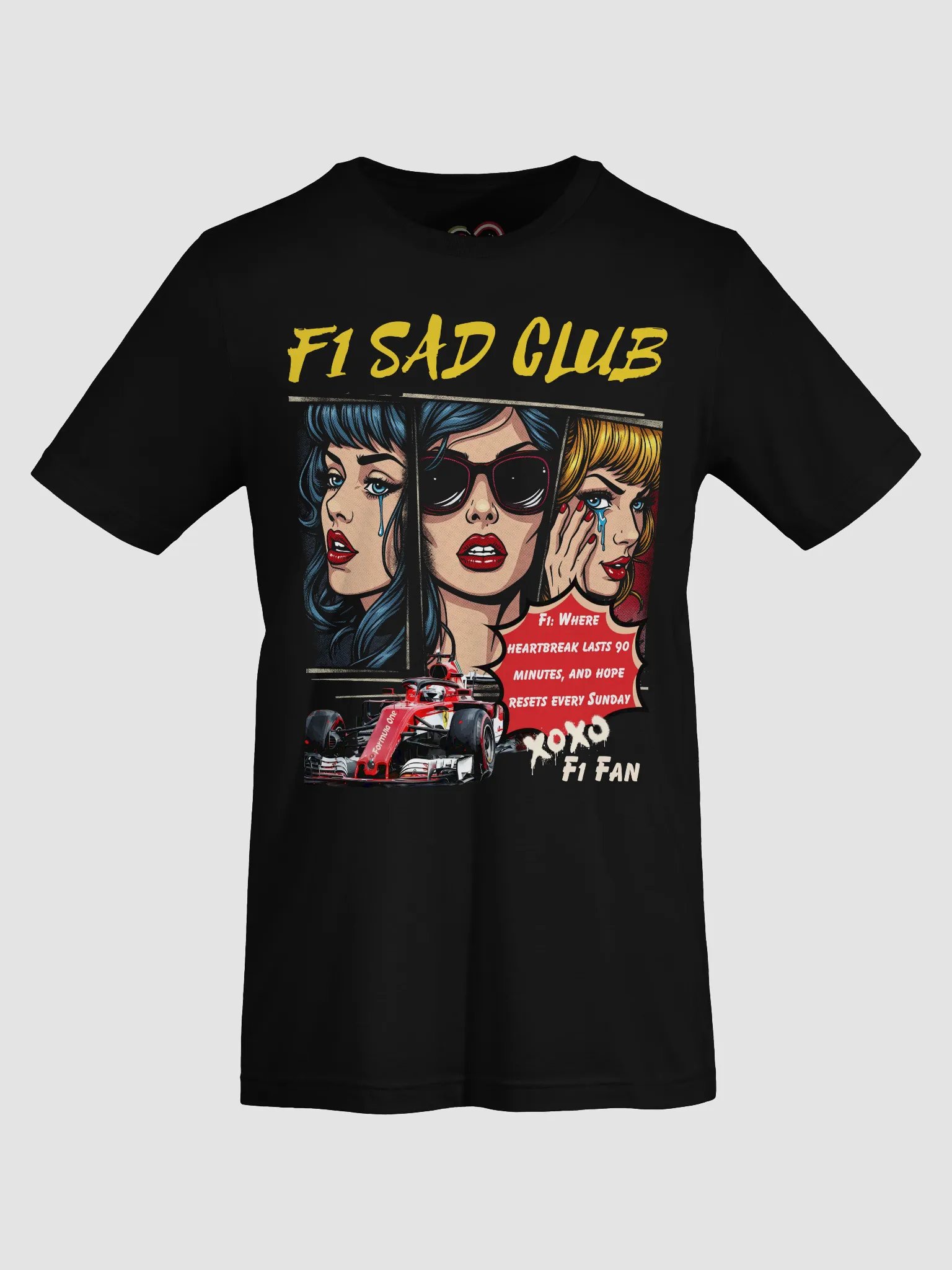 F1 SAD CLUB Pop Art T-Shirt product image (7)