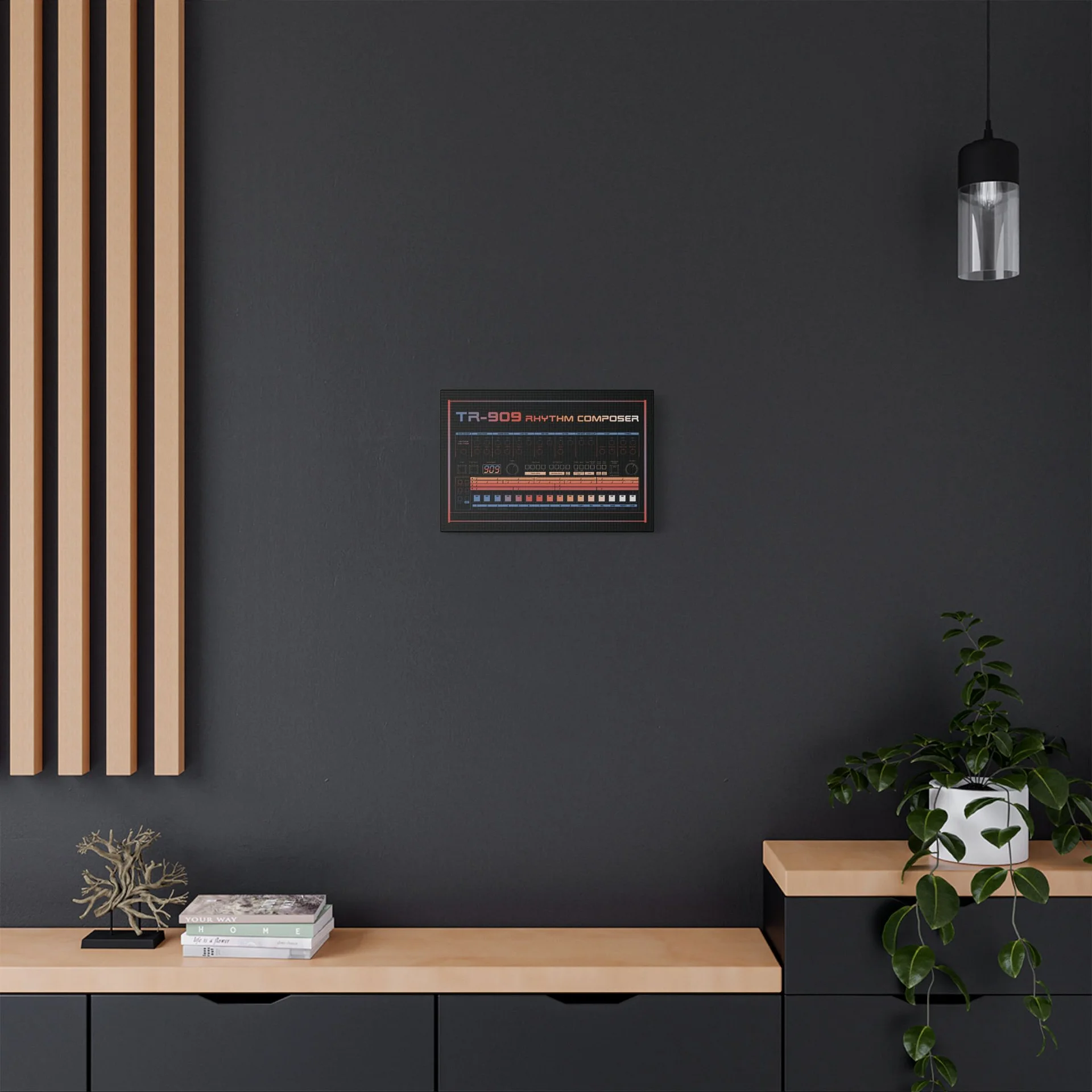 909 Canvas Wall Art - Roland TR-909 Rhythm Composer (Vintage Drum Machine) product image (13)
