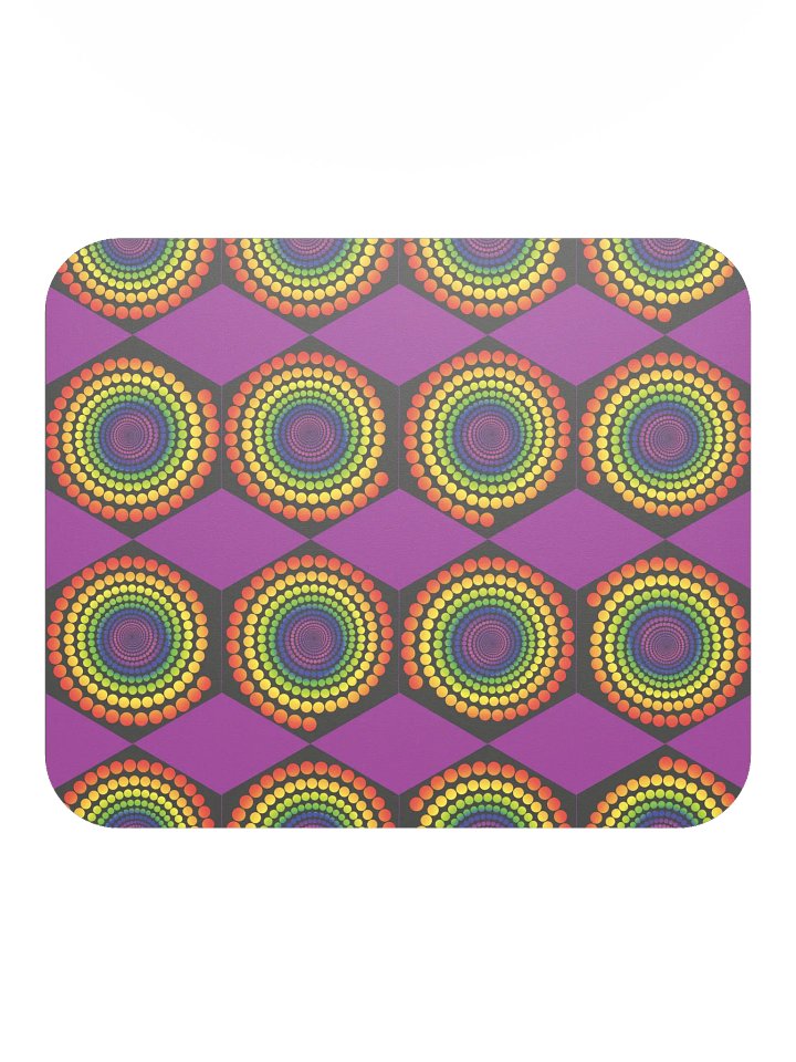 Vivid Spirals Mouse Pad product image (1)