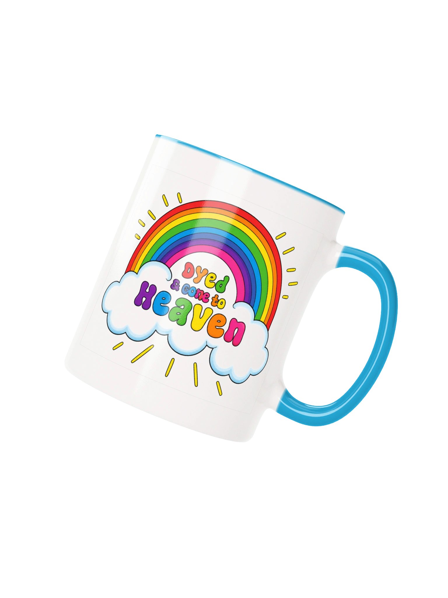 Dyed & Gone to Heaven Rainbow Mug product image (2)