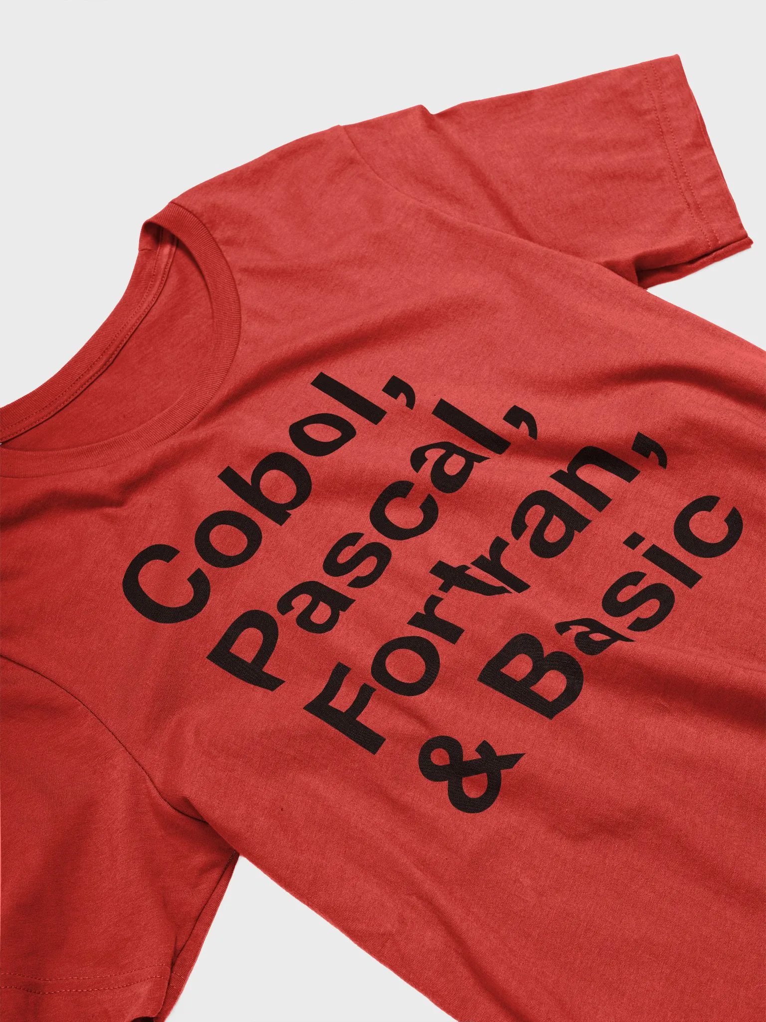 Vintage Programming Shirt - COBOL PASCAL FORTRAN BASIC Retro Computer Programmer Gift product image (2)