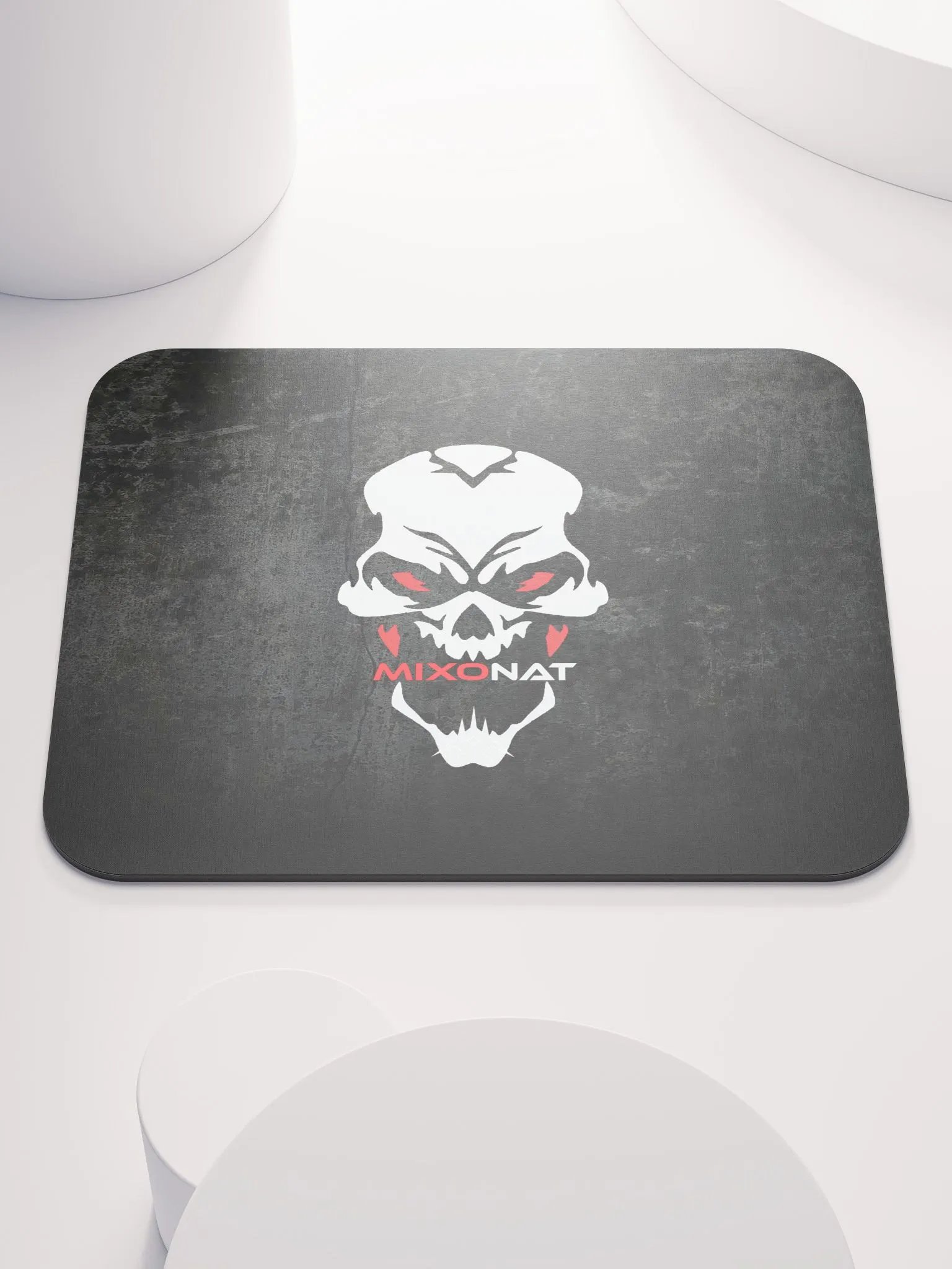 MixoNat Screaming Skull Mouse Pad product image (1)