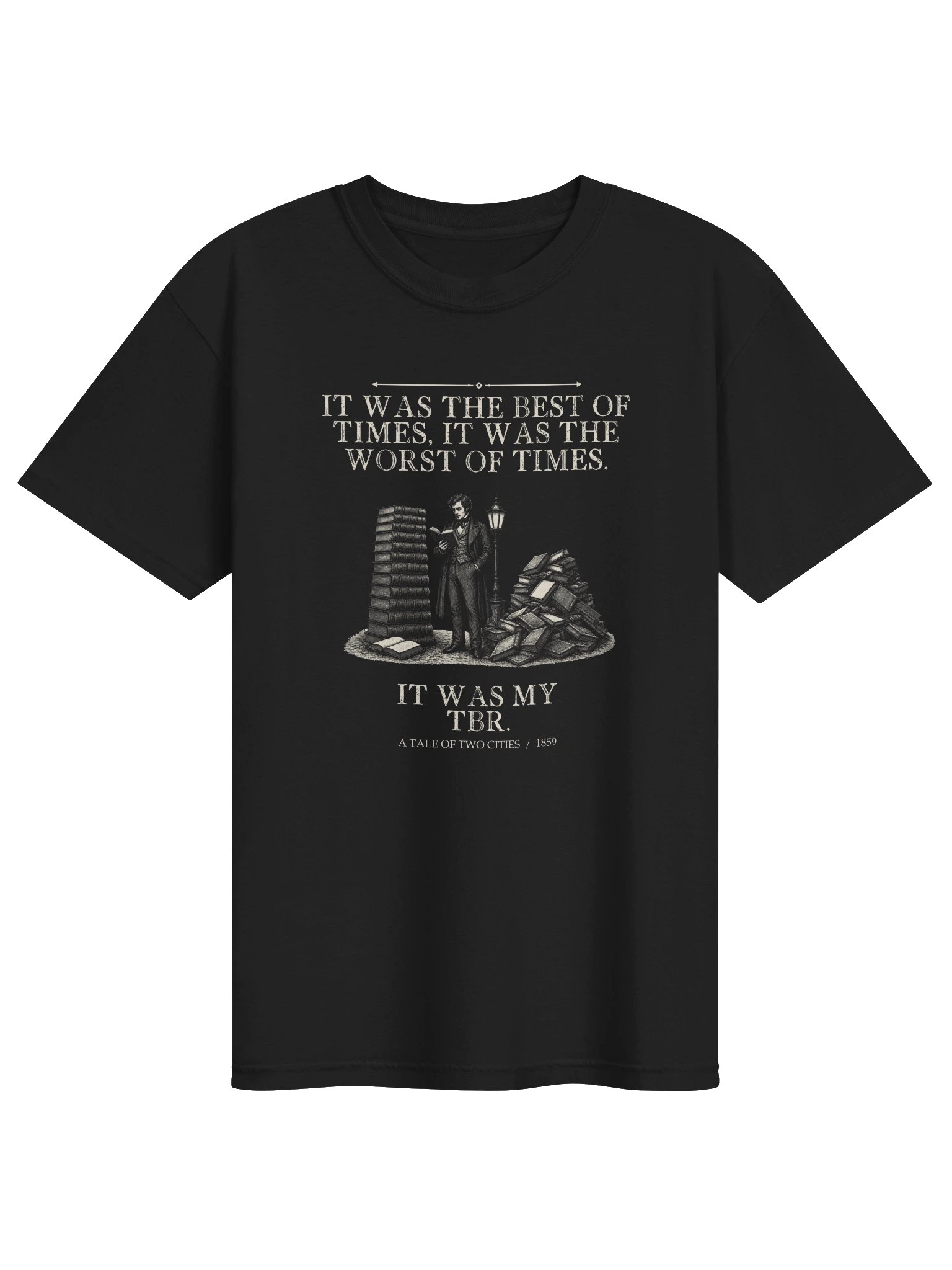 Was Best Times Was Worst Times Was -- A Tale of Two Cities Tee (Dark) product image (1)