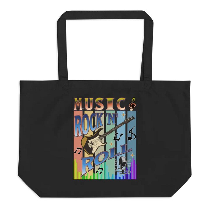 Music Rock N Roll Guitar Mania Tote Bag product image (1)