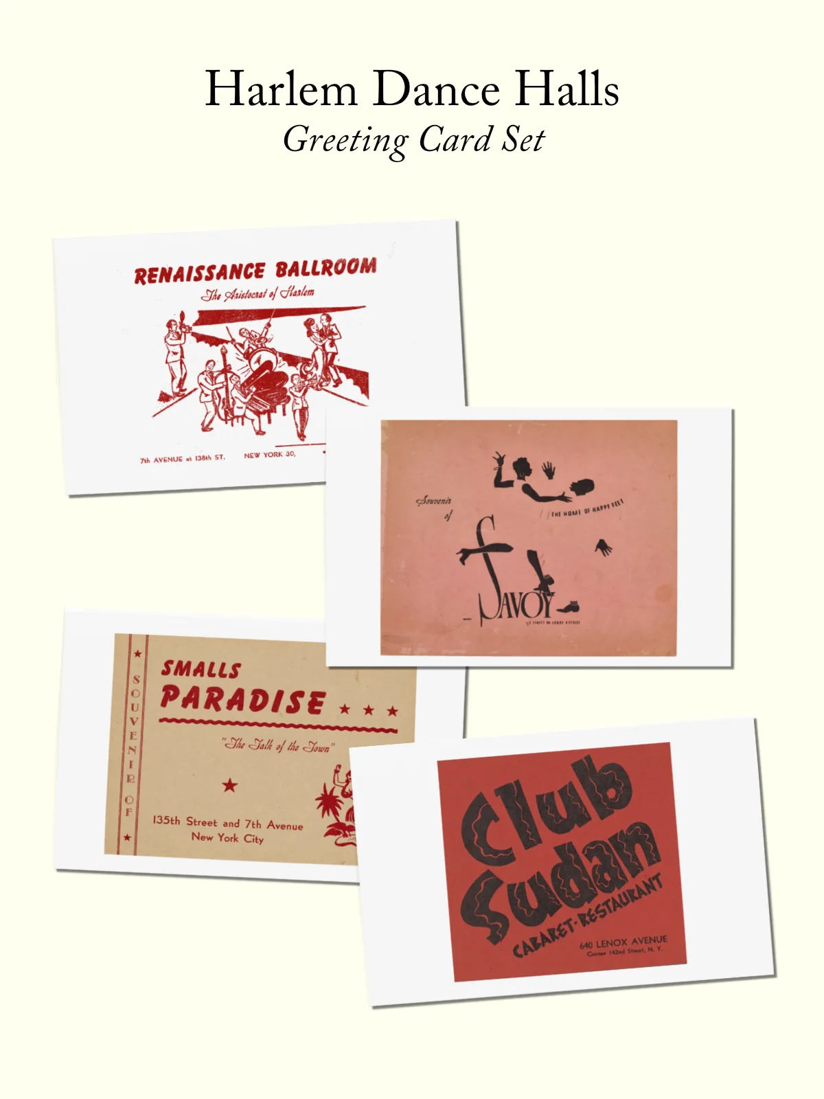 Harlem Dance Halls Greeting Card Set product image (1)