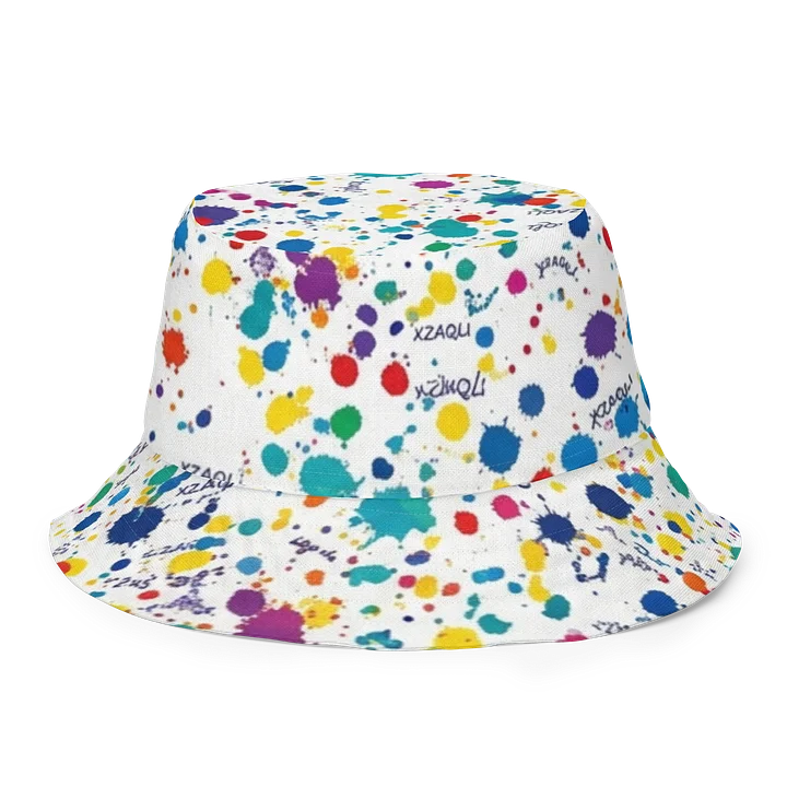 XZAQLI DripStream Bucket Hat (White) product image (2)