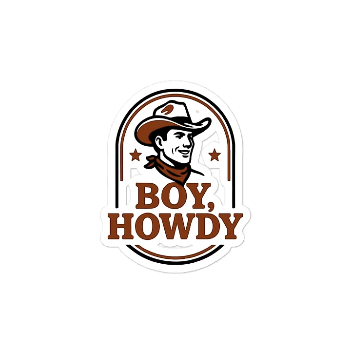Boy Howdy Vinyl Decal product image (2)