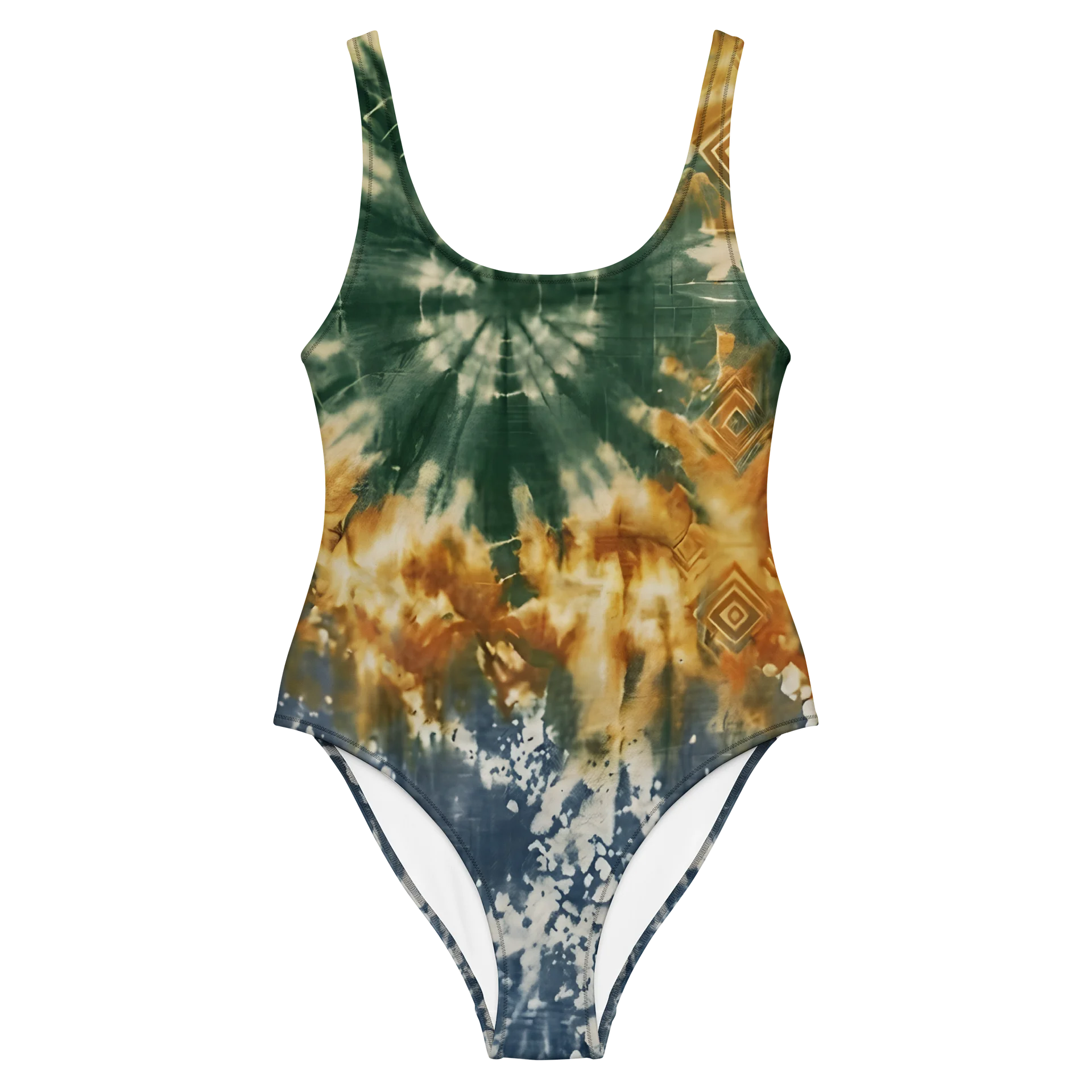 Copacabana Vintage – Organic Texture One-Piece Swimsuit product image (2)