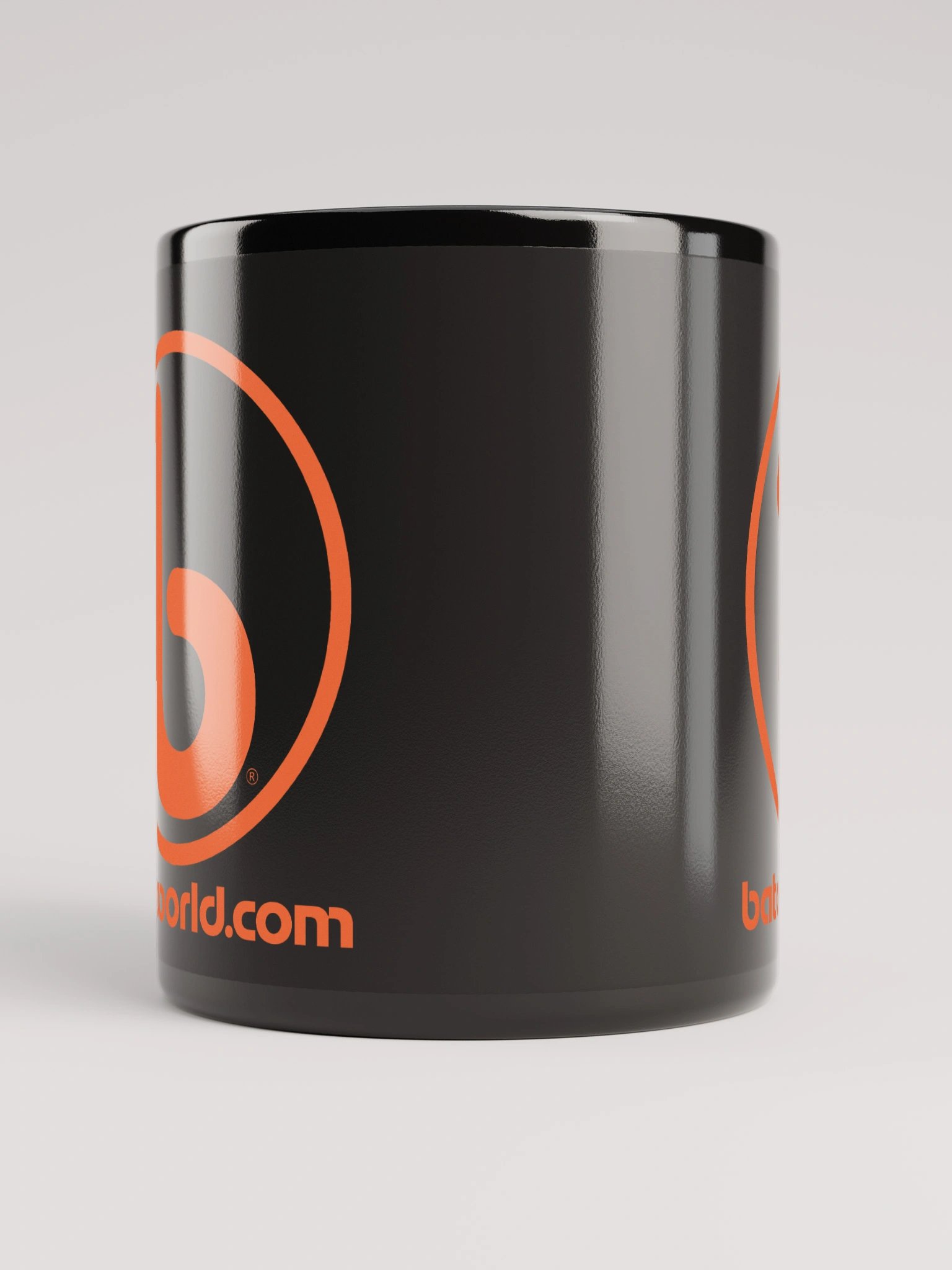 BateWorld.com Coffee Mug in Black/Orange product image (5)