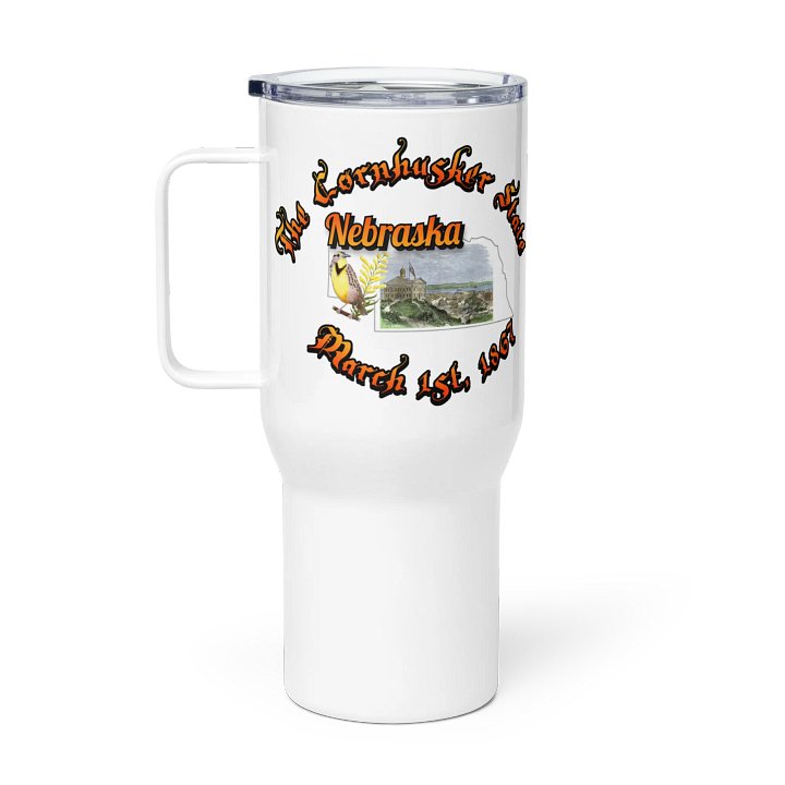 Nebraska - USA State Travel Mug with Handle product image (1)