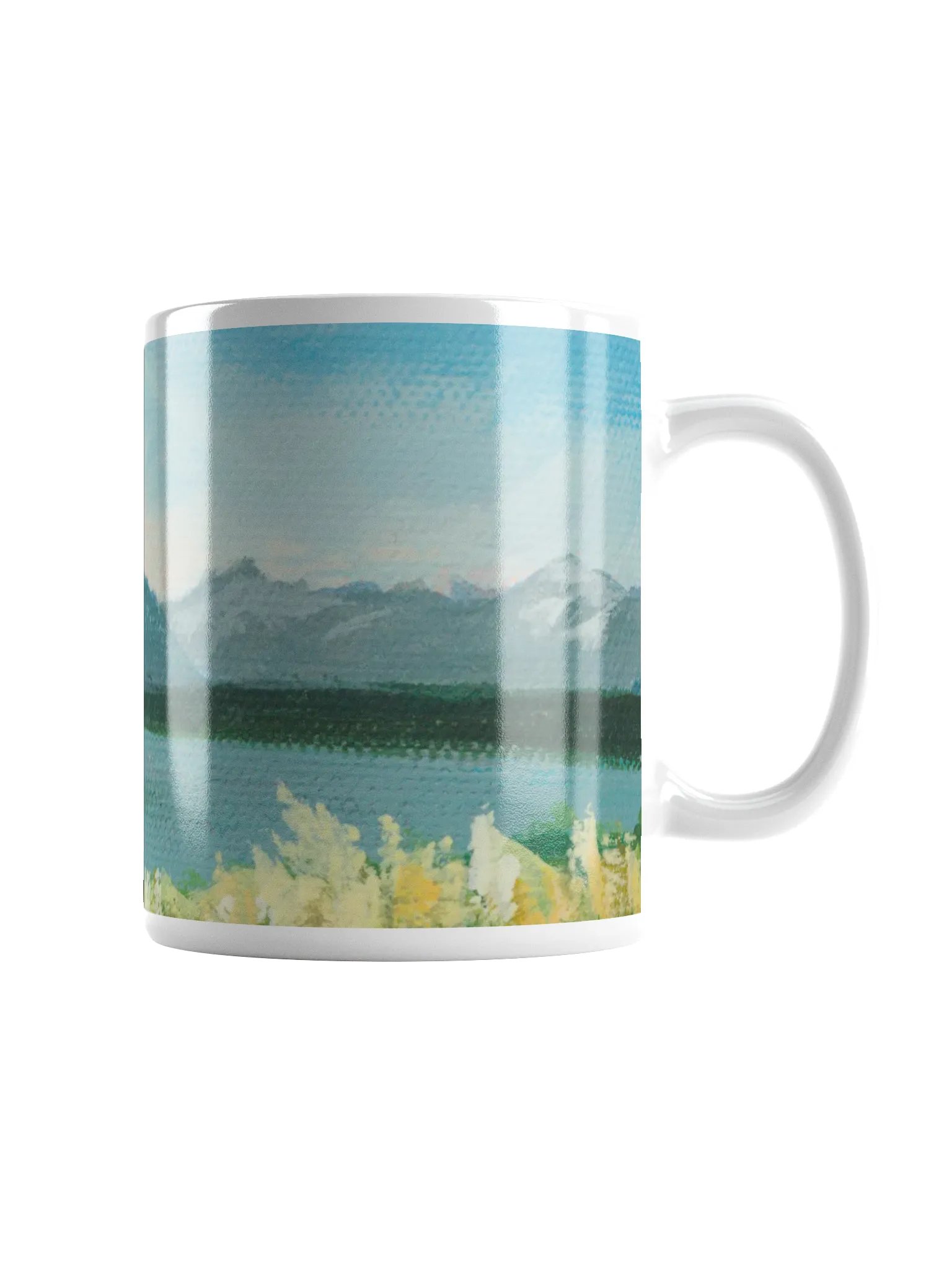 Serene Lakeview Mountain Mug product image (1)
