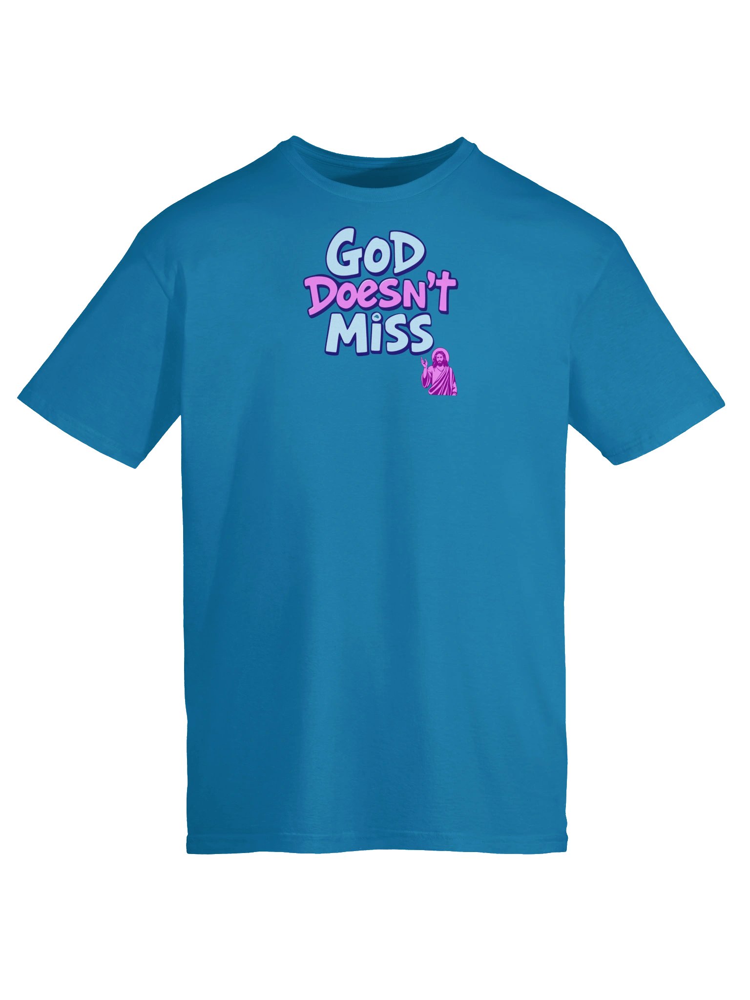 God Doesn’t Miss Pink Design T-shirt product image (12)