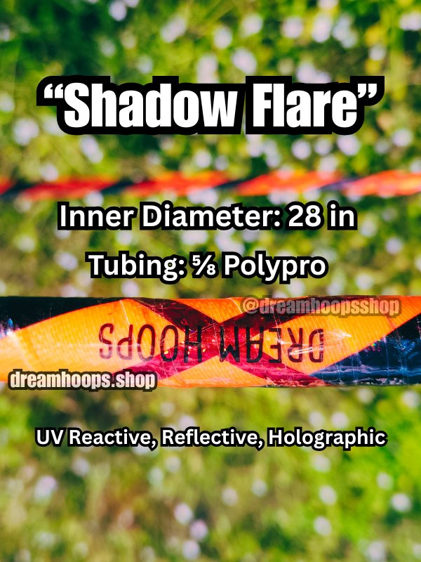 Shadow Flare - 28'' 5/8 Hula Hoop product image (1)