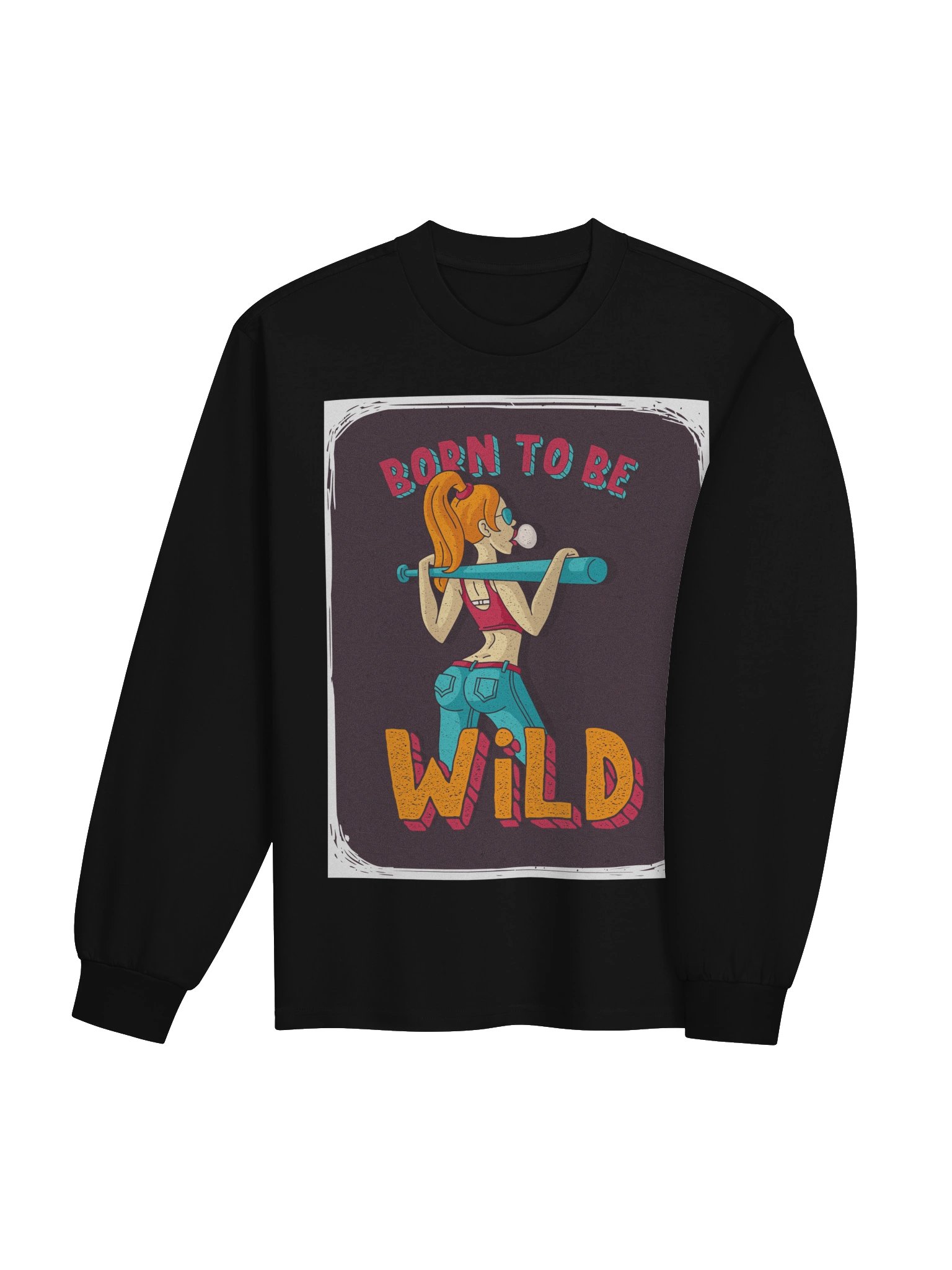 Born To Be Wild Girls Shirt | Cute & Bold Feminine Streetwear Tee product image (8)