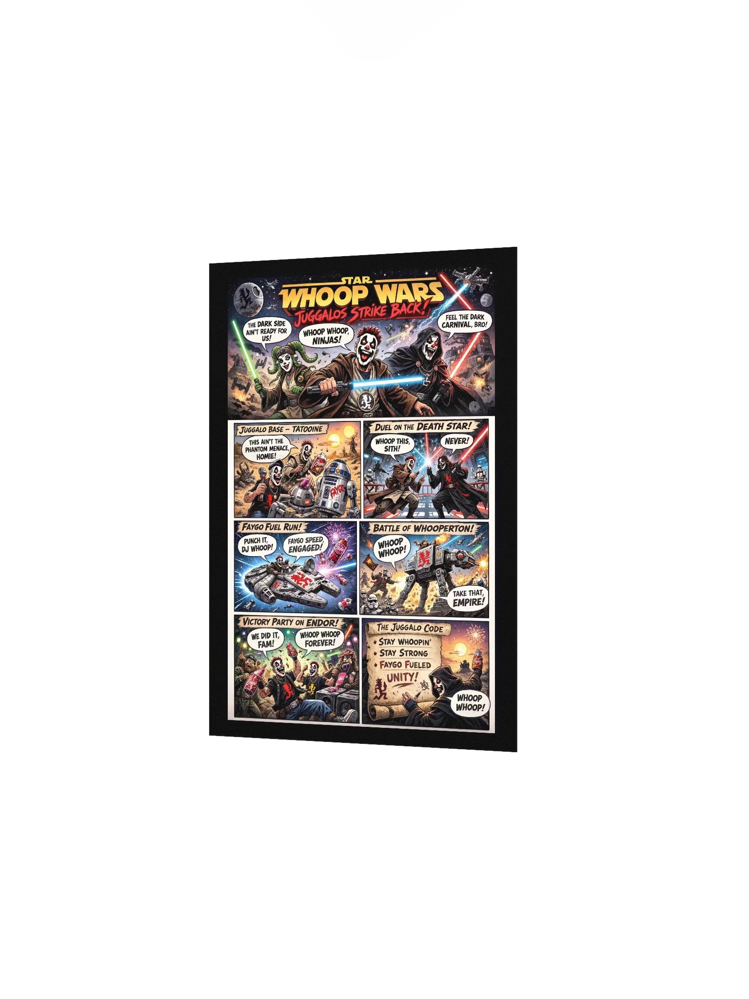 🚀 Star Whoop Wars: Juggalos Strike Back – 5x7 Matte Poster product image (2)