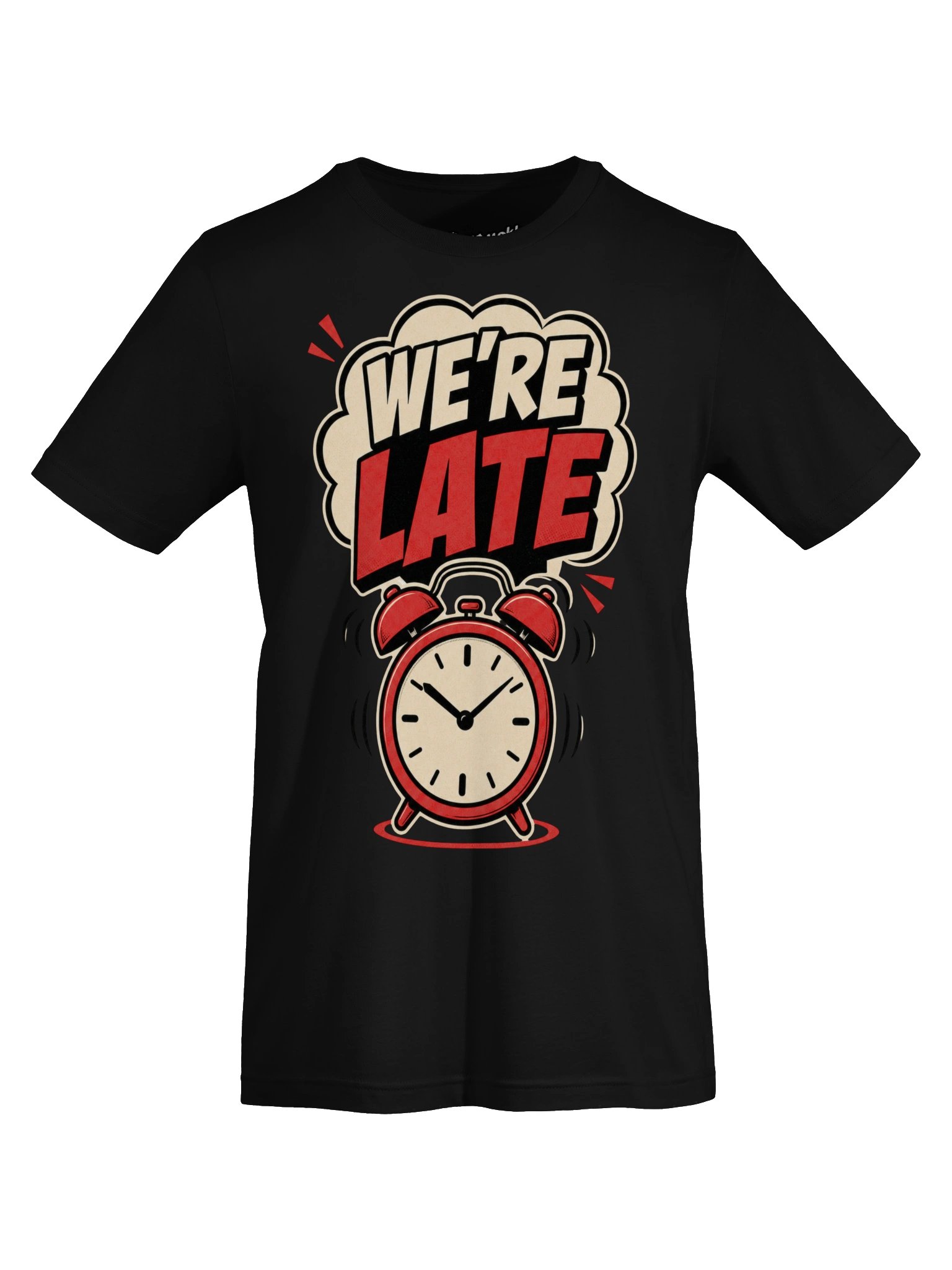 We’re Late Retro Alarm Graphic Tee product image (5)
