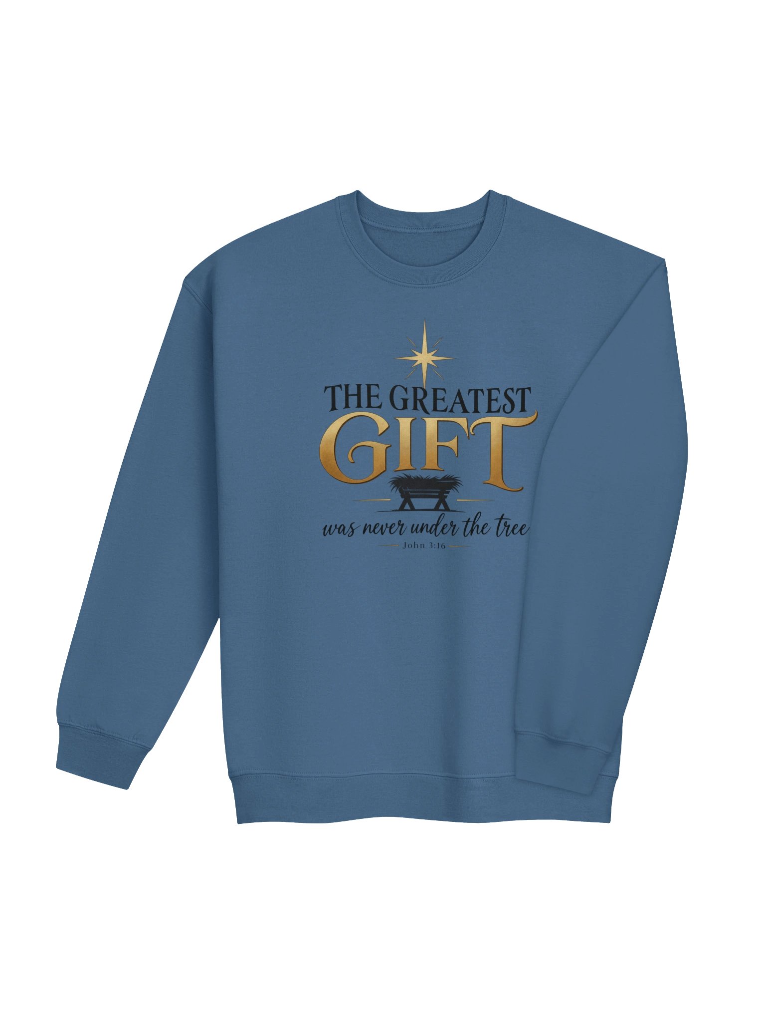 The Greatest Gift Crewneck Sweatshirt | John 3:16 product image (44)