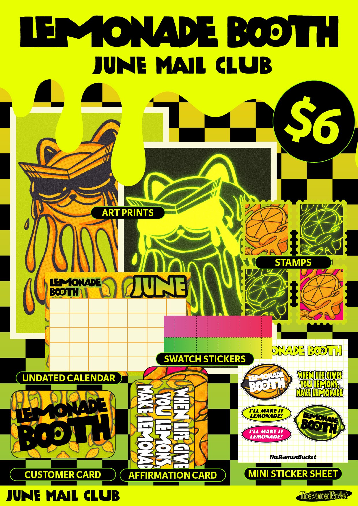 June Mail Club SIGN UPS - Lemonade Booth product image (1)