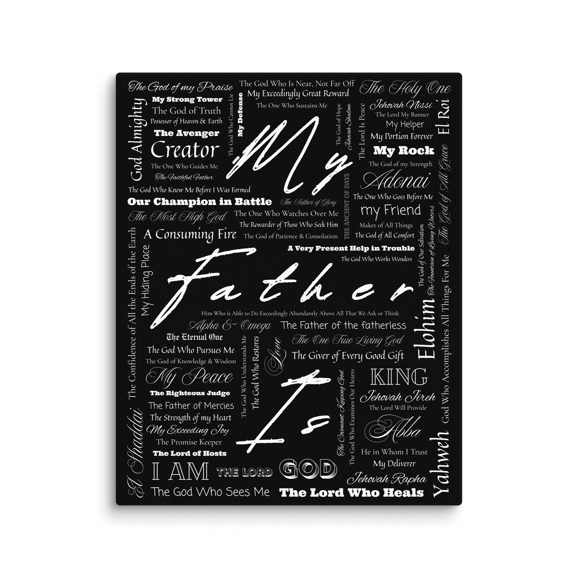 My Father Is Canvas Wall Art Piece product image (1)