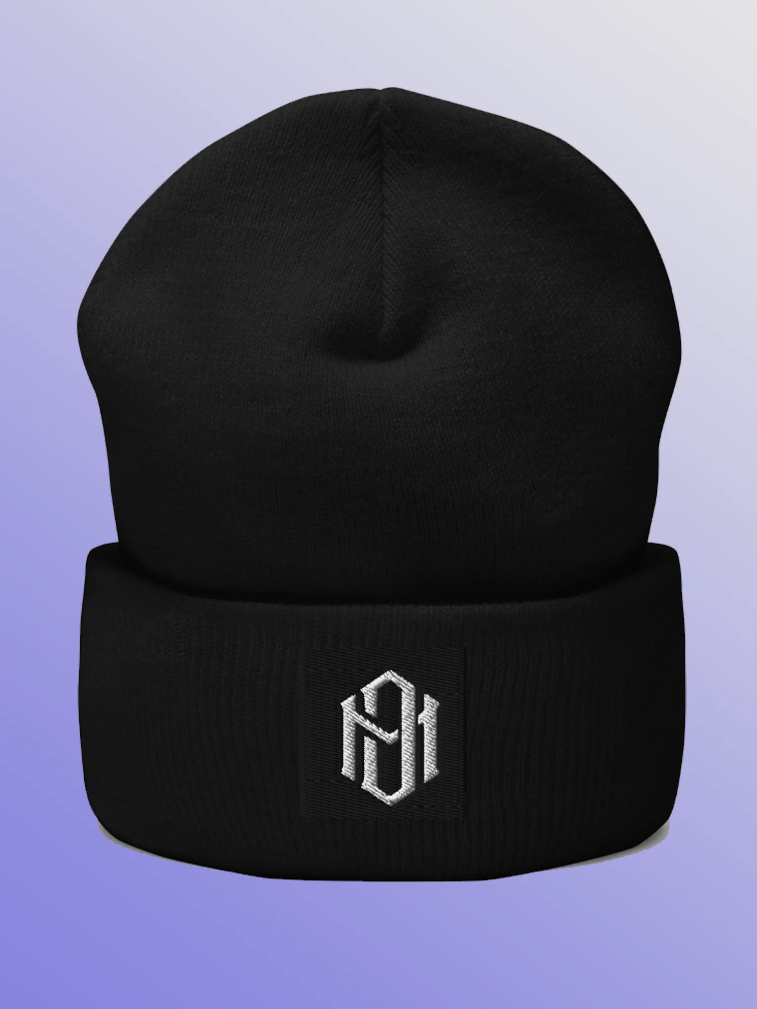 White Logo Cuffed Beanie product image (1)