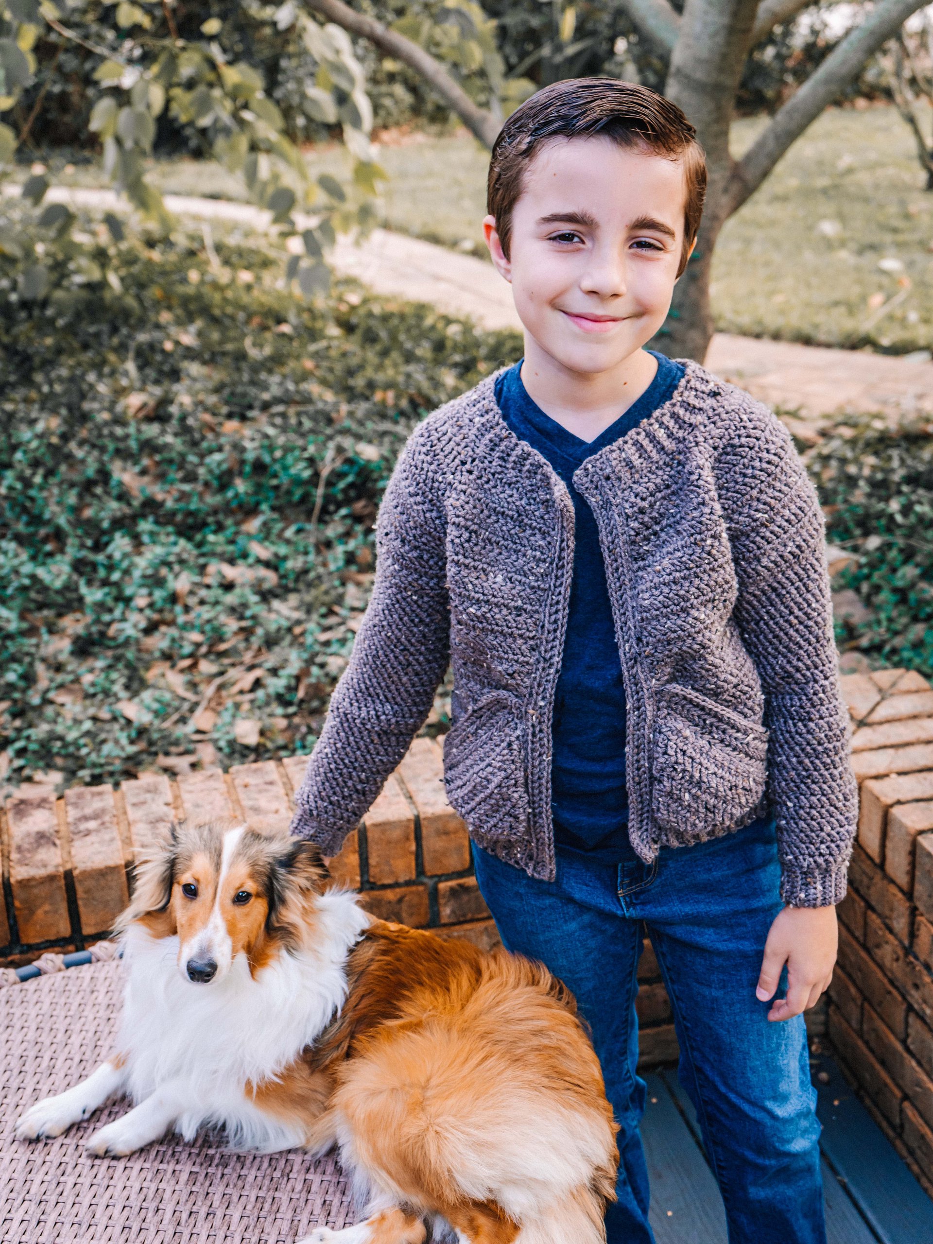 Cascade Child Crochet Cardigan Pattern product image (3)
