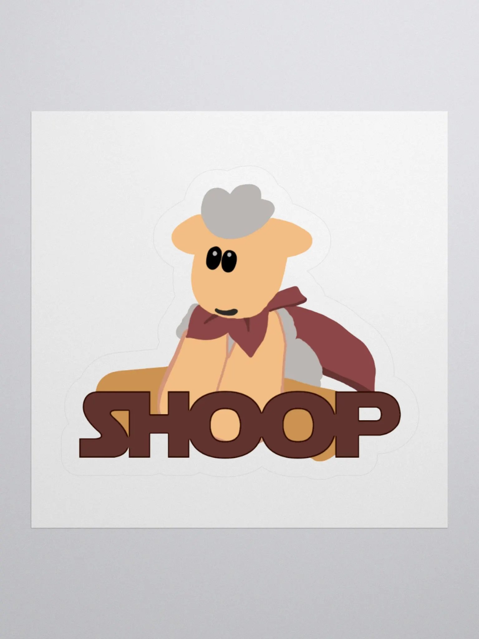 Shoop sticker product image (1)