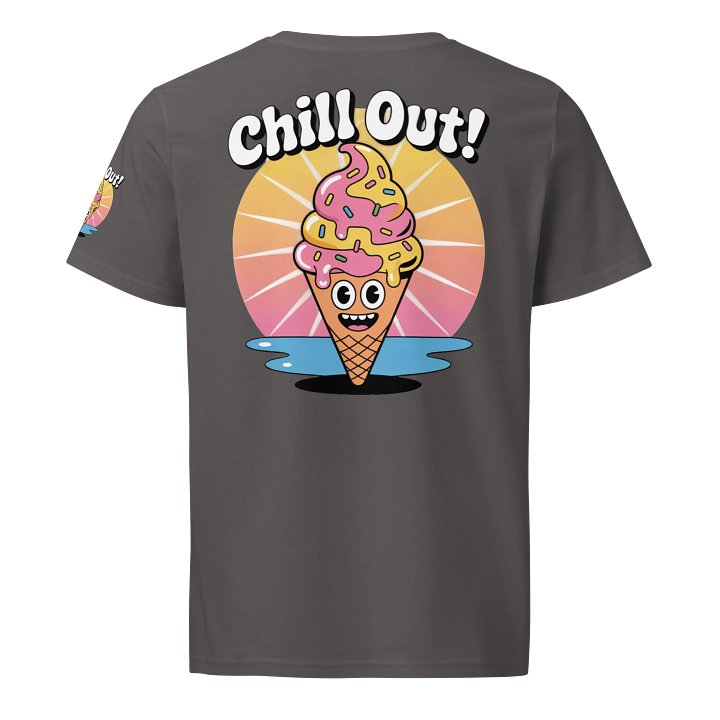 Chill Out! Smiling Ice Cream Cone Unisex Tee product image (14)