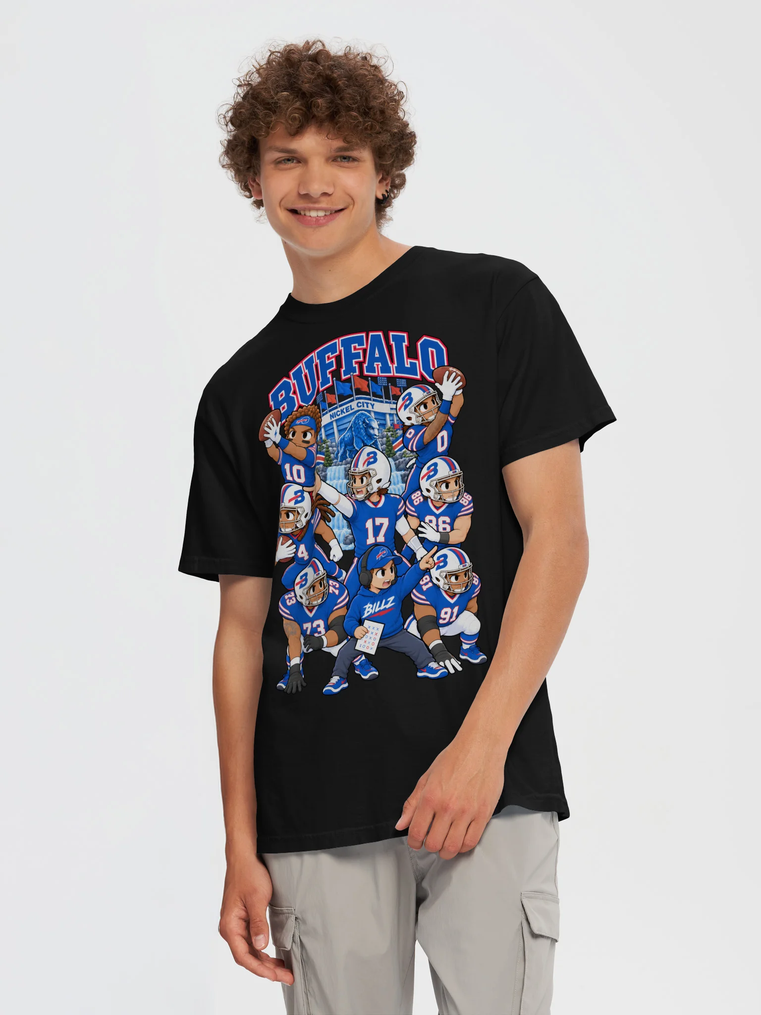 Buffalo Football Animated Player T-Shirt product image (17)
