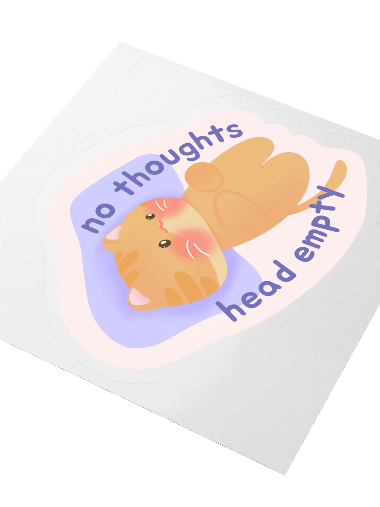 No thoughts, Head Empty Vinyl Sticker product image (3)