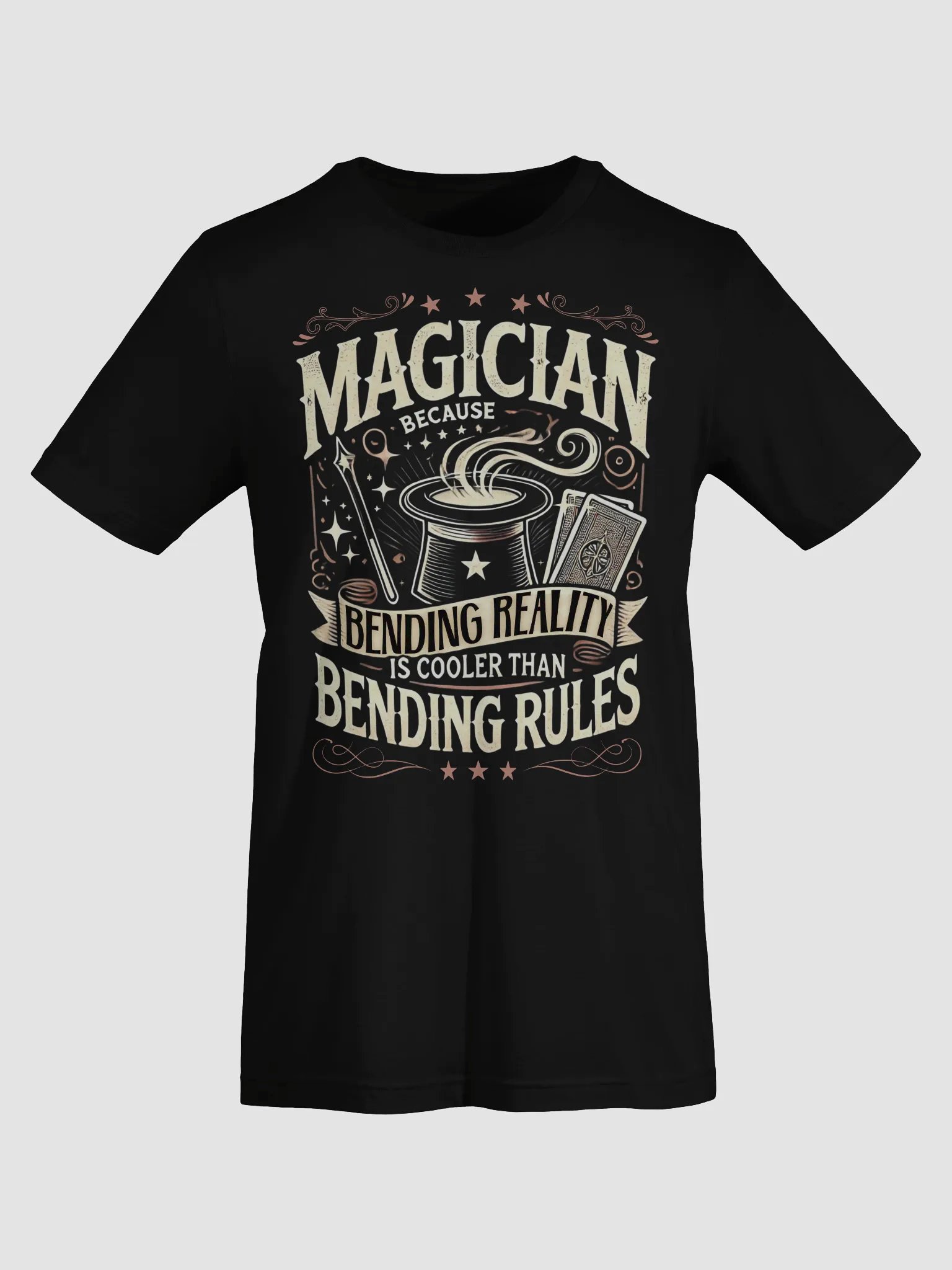 Magician, Because Bending Reality Is Cooler Than Bending Rules Tee product image (9)