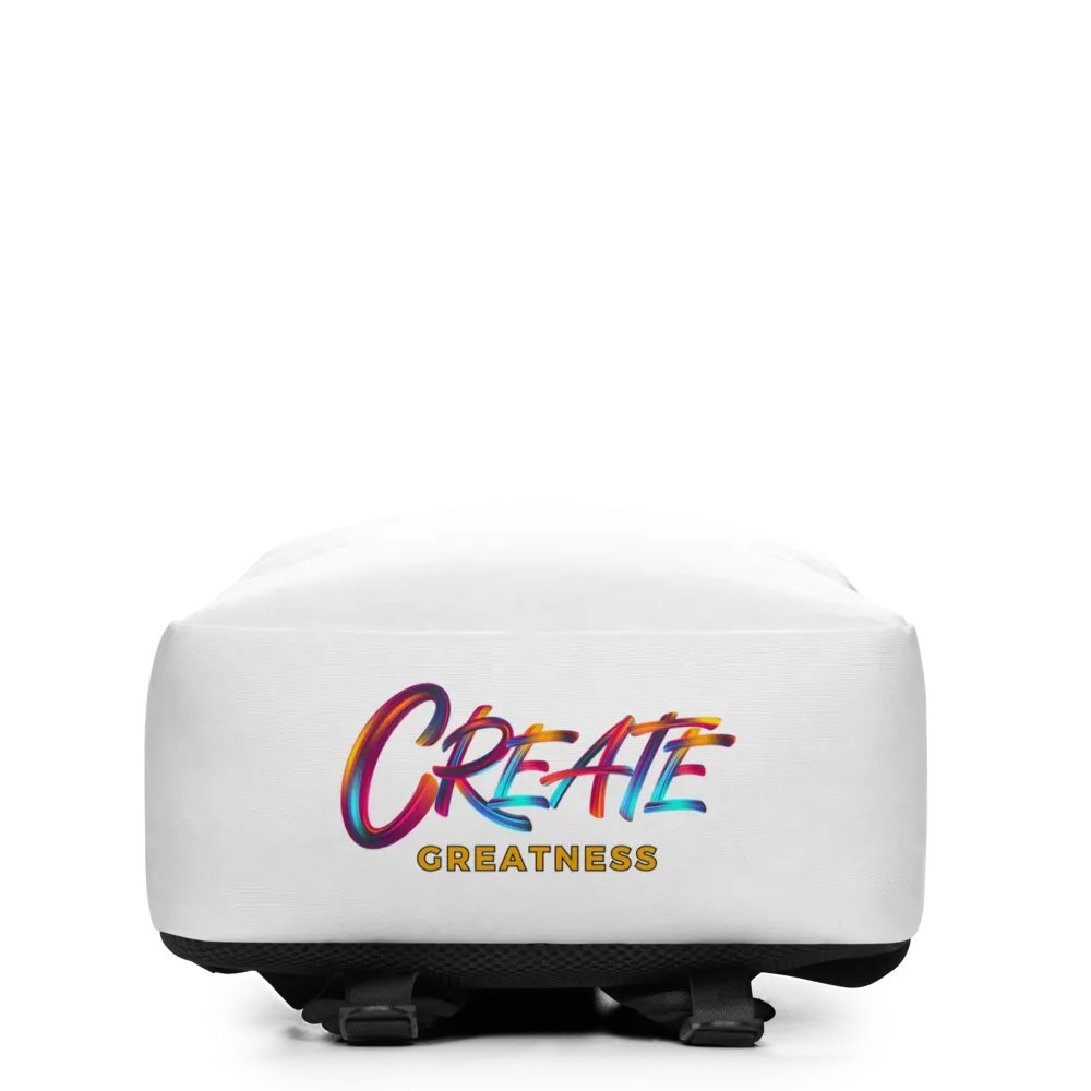 Create Greatness Large Print Backpack product image (6)