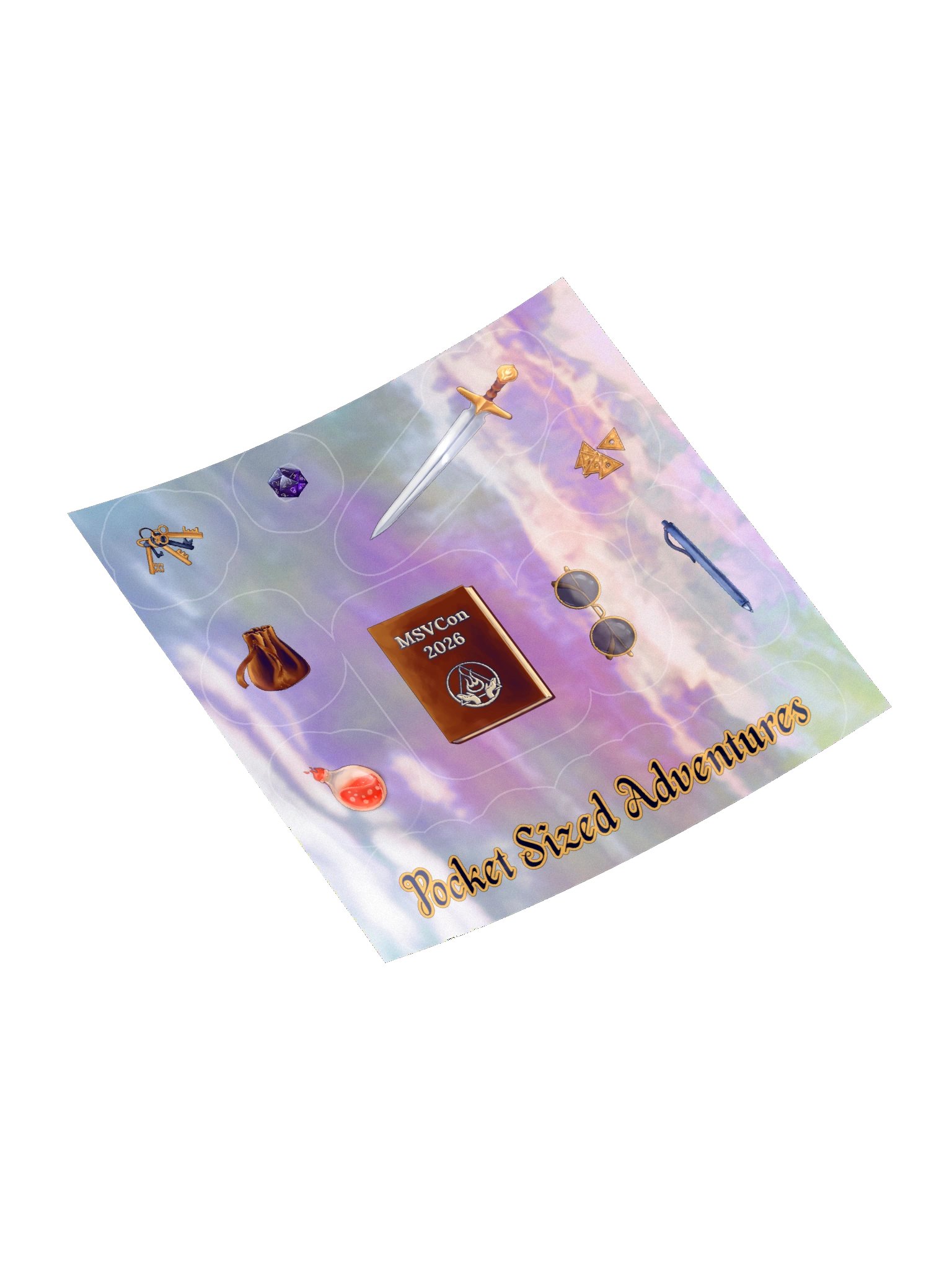 MSVCon 2026: Adventure Tools Holographic Sticker Sheet product image (12)