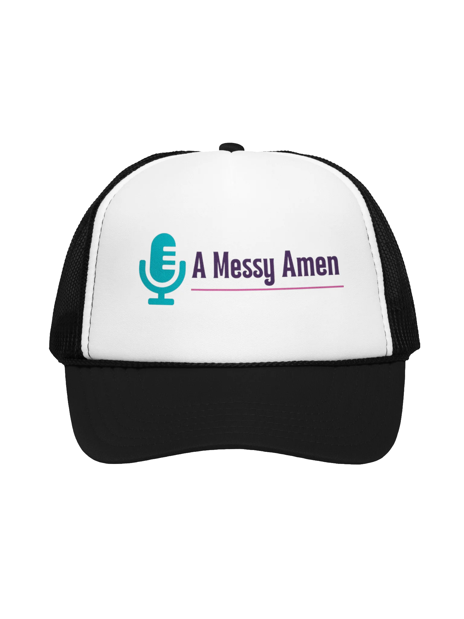 A Messy Amen Two-Tone Trucker Hat product image (1)