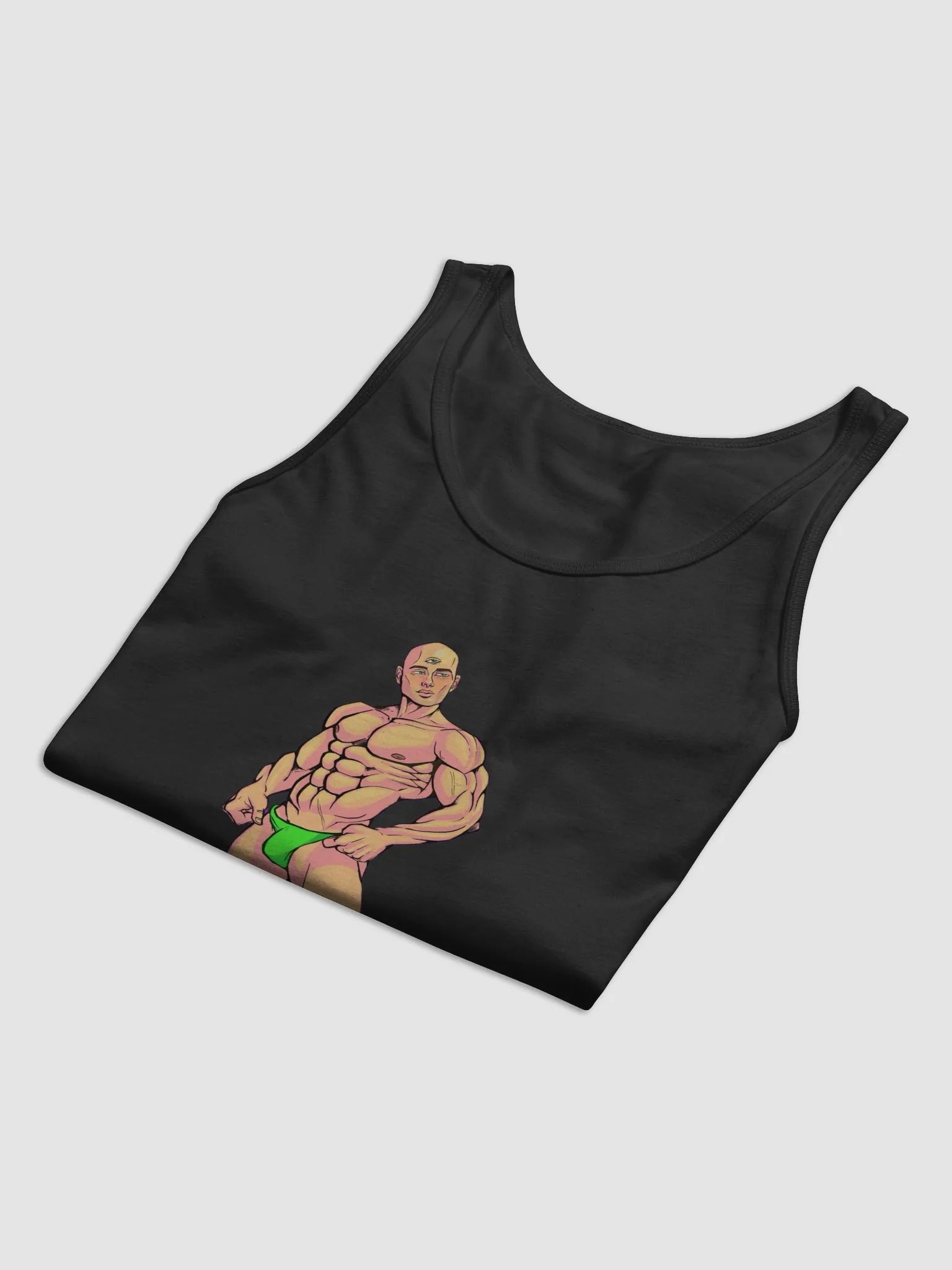 Green 3rd eye Tank top product image (6)
