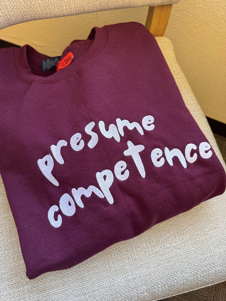 Presume Competence Embroidered Crewneck product image (2)