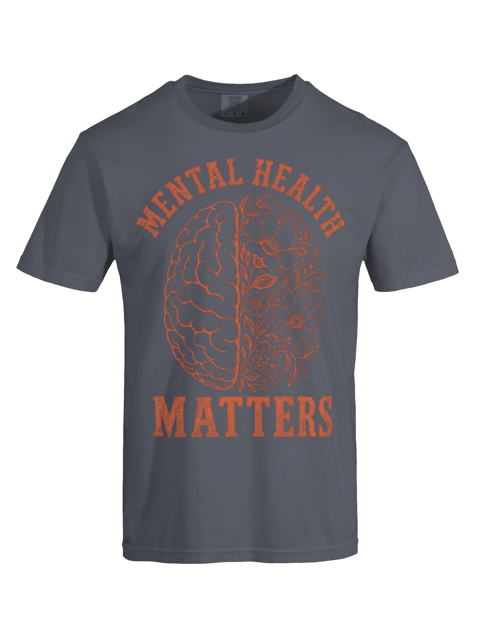 Mental Health Matters Floral Brain Tee product image (33)